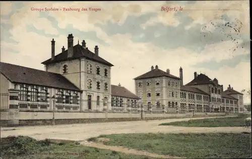 Ak Belfort Territoire de Belfort, Groupe Scolaire, Faubourg des Vosges