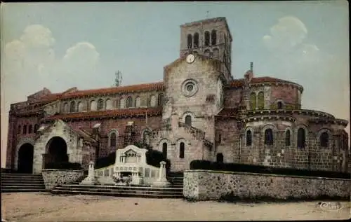 Ak Chatel Montagne Allier, Église Romane