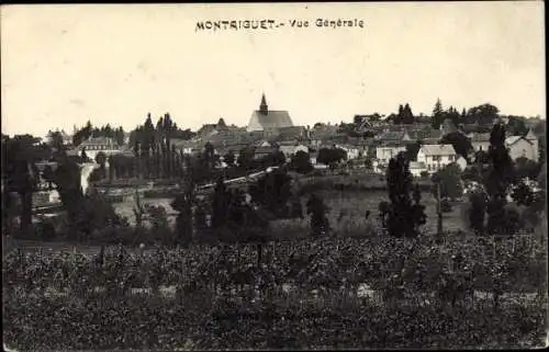 Ak Montaiguet Allier, Vue générale