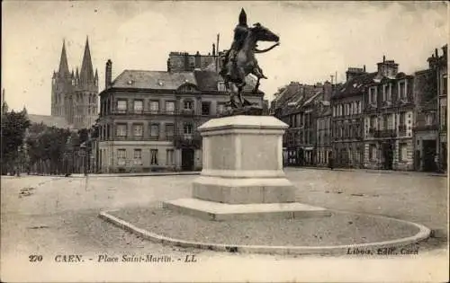 Ak Caen Calvados, Place Saint Martin