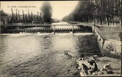 Ak Caen Calvados, Le Barrage de l'Orne