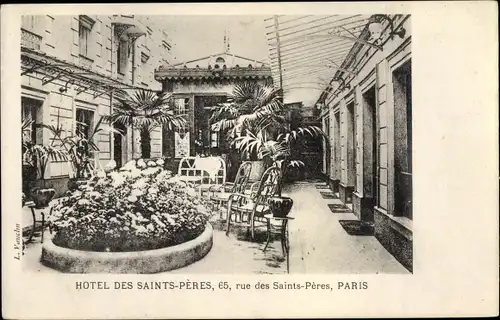 Ak Paris VI., Hotel des Saints Peres, Rue des Saints Peres