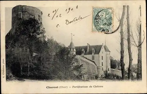 Ak Charost Cher, Fortifications du Chateau