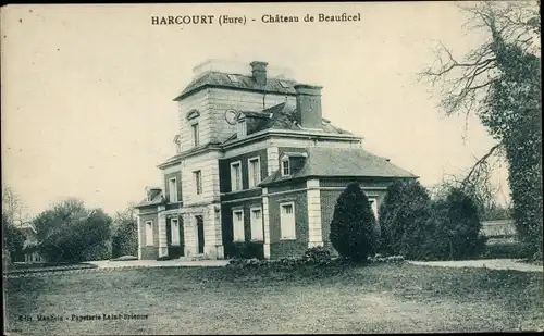 Ak Harcourt Eure, Chateau de Beauficel