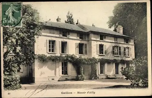 Ak Gaillon Eure, Manoir d'Ailly