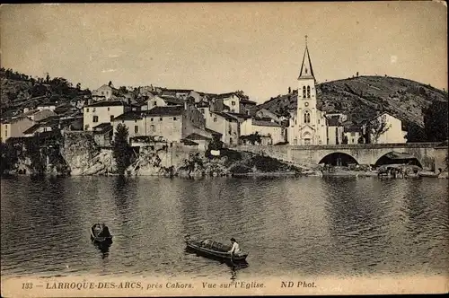 Ak Larroque des Arcs Lot, Eglise