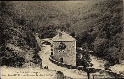 Ak Lamativie Lot, Les Gorges de la Cere, Pont