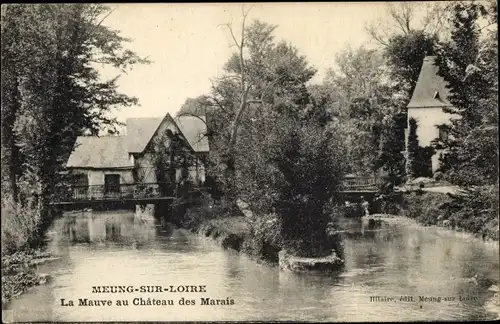 Ak Meung sur Loire Loiret, La Mauve au Chateau des Marais