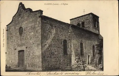 Ak Cleppé Loire, Eglise