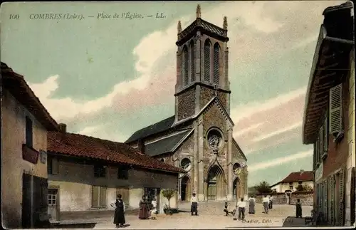 Ak Combres Loire, Place de l'Eglise