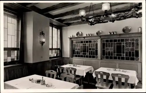 Ak Oberelchingen Elchingen, Gaststube der Klosterbrauerei von R. Eisenlauer