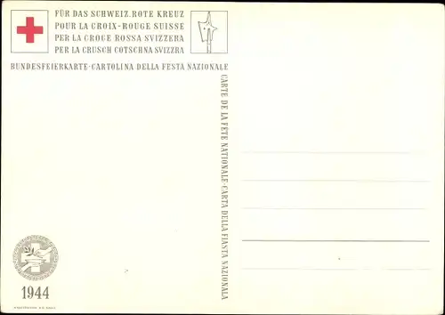 Künstler Ak Merian d.Ä., Matthäus, Schlacht bei St. Jakob an der Birs 1444, Bundesfeier 1944