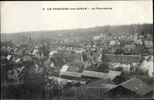 Ak La Ferriere sur Risle Eure, Panorama