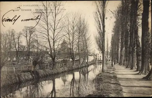 Ak Évreux Eure, Iton, Avenue de Eretauil