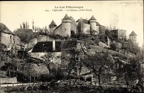 Ak Vaillac Lot, Chateau