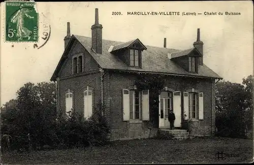 Ak Marcilly en Villette Loiret, Chalet du Buisson