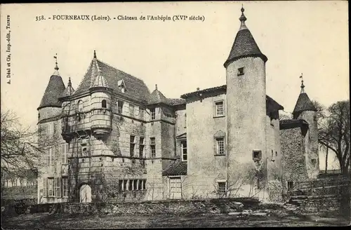 Ak Fourneaux Loire, Chateau de l'Aubepin