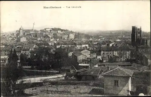 Ak Montbrison Loire, Vue générale