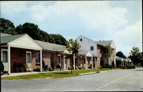 Ak Binghamton New York USA, Colonial Motor Inn, Mail Route 98