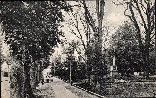 Ak Vegesack Bremen, Kirchenstraße, Denkmal