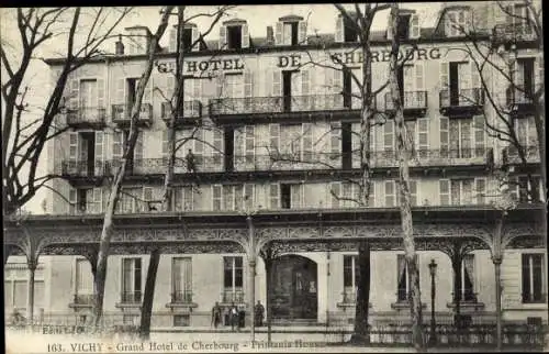 Ak Vichy Allier, Grand Hotel de Cherbourg, Printania House