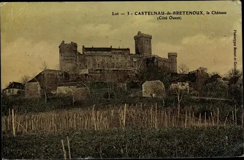Ak Castelnau de Bretenoux Lot, Chateau