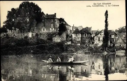 Ak Carennac Lot, Chateau