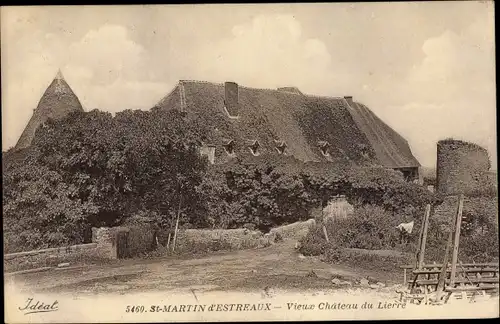 Ak Saint Martin d'Estreaux Loire, Vieux Chateau du Lierre