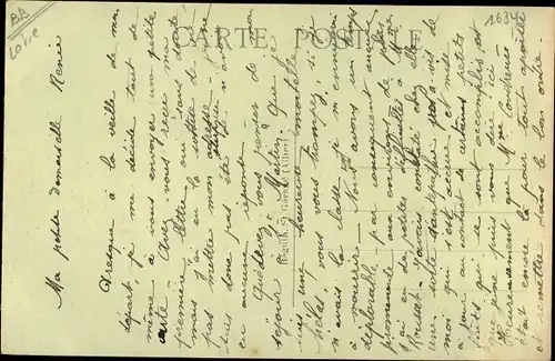 Ak Saint Martin d'Estreaux Loire, Vieux Chateau du Lierre