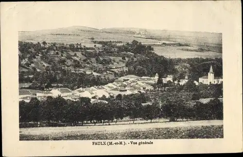 Ak Faulx Meurthe et Moselle, Vue générale