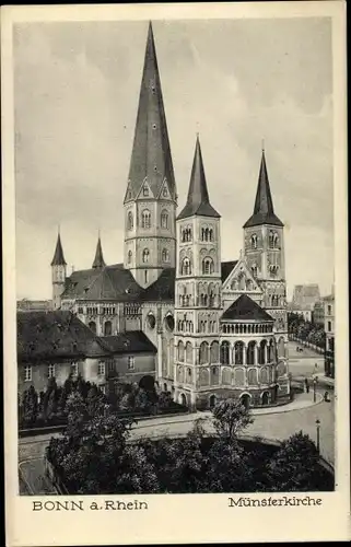 Ak Bonn in Nordrhein Westfalen, Münsterkirche