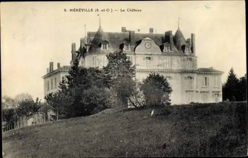 Ak Méréville Essonne, Le Château