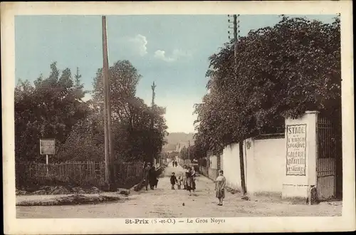 Ak Saint Prix Val d'Oise, Le Gros Noyer