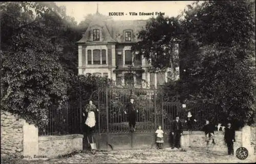 Ak Ecouen Val d'Oise, Villa Edouard Frère
