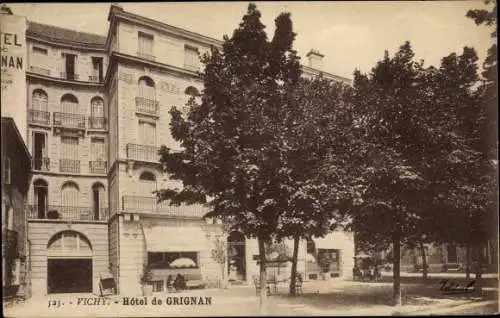 Ak Vichy Allier, Hotel de Grignan