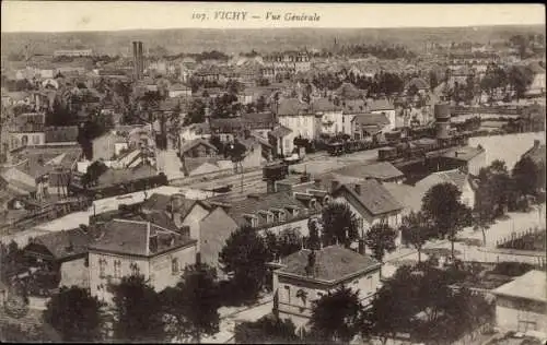 Ak Vichy Allier, Vue générale, Totalansicht