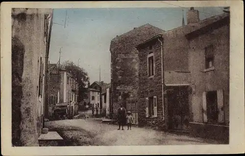 Ak Vergongheon Haute Loire, Avenue de Brassac les Mines