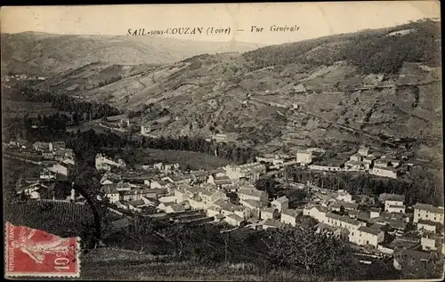 Ak Sail sous Couzan Loire, Vue générale