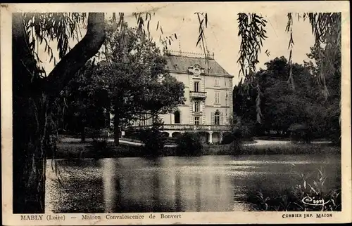 Ak Mably Loire, Maison Convalescence de Bonvert