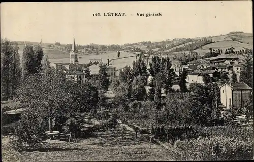 Ak L'Etrat Loire, Vue générale