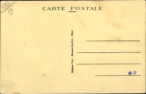 Ak Brioux sur Boutonne Deux Sèvres, Le Groupe Scolaire