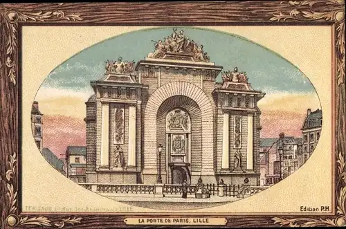 Künstler Ak Lille Nord, La Porte de Paris