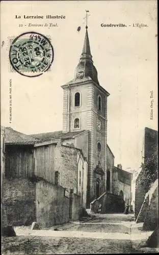 Ak Gondreville Meurthe et Moselle, L'Église