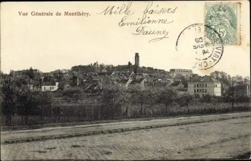 Ak Montlhéry Essonne, Vue Gérérale