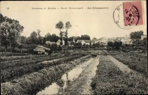 Ak Rueil Seraincourt Val d'Oise, Les Cressonières