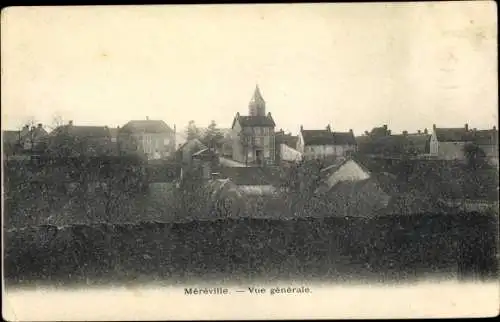 Ak Méréville Essonne, Vue générale