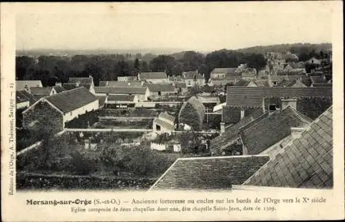 Ak Morsang-sur-Orge Essonne, Ancienne forteresse ou enclos sur les bords de l'Orge