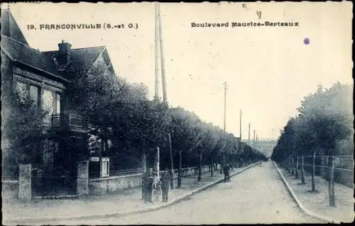 Ak Franconville Val d'Oise, Boulevard Maurice Berteaux