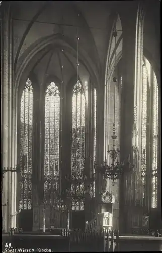 Foto Ak Soest in Nordrhein Westfalen, Wiesenkirche, innen