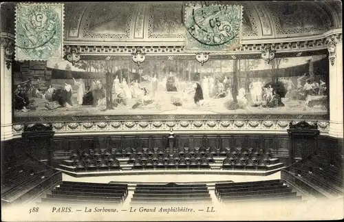 Ak Paris V., La Sorbonne, Le Grand Amphitheatre